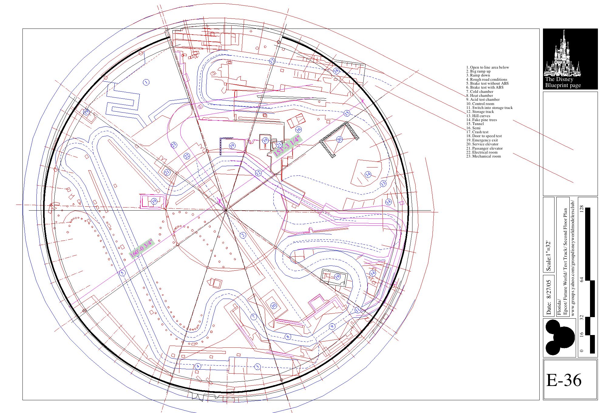 Test Track Blue Print