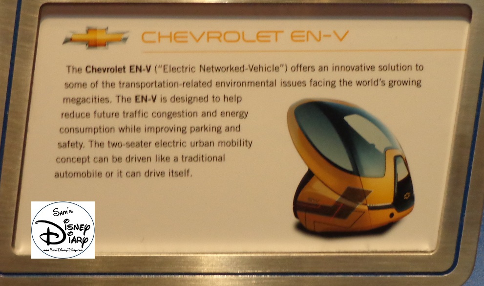 The "Electric Networked-Vehicle" or EN-V, part of Test Track Queue