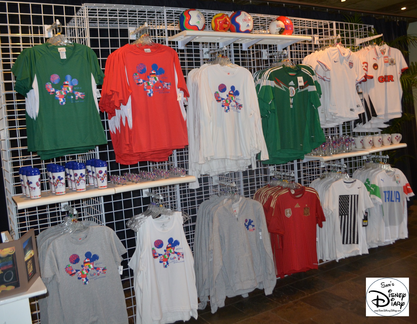 World Cup Merchandise Selection at the Odyssey 