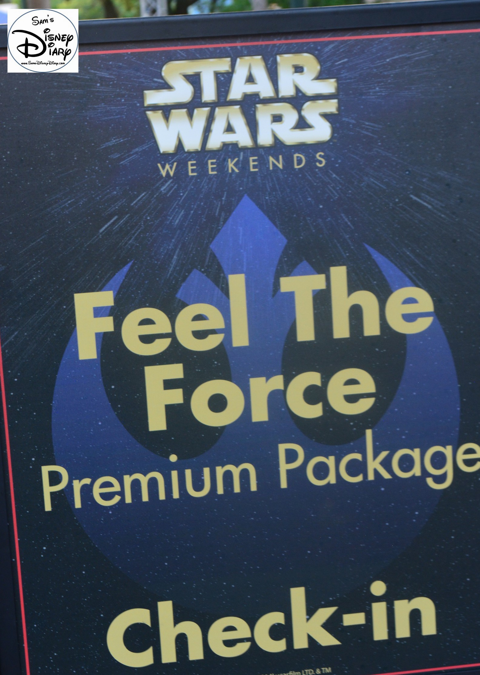 Star Wars Weekend "Fell The Force" Premium Package