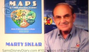 Disney Legend Marty Sklar participated on the Maps of the Disney Parks Panel, providing details that didn't make the book.