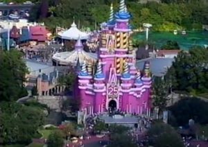 From the 1997 Walt Disney World Happy Easter Parade... the 25th anniversary Castle Cake overlay...