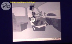 SamsDisneyDiary #113: Disney and Pixar Did That? Advertisements and Commercials. Snow White Driving a Car... a Hudson hornet with happy along for the ride