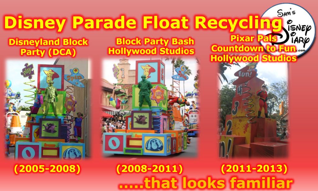 SamsDisneyDiary #114: Disney Pixar Parades ... that looks familiar