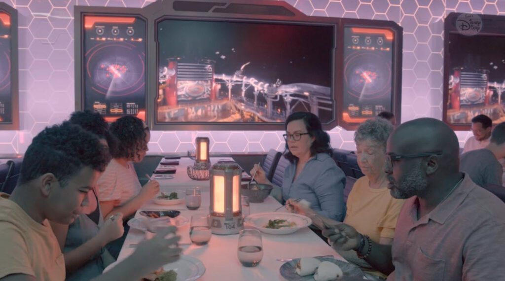Disney Wish | Marvel Technology Showcase | Dining on the Wish