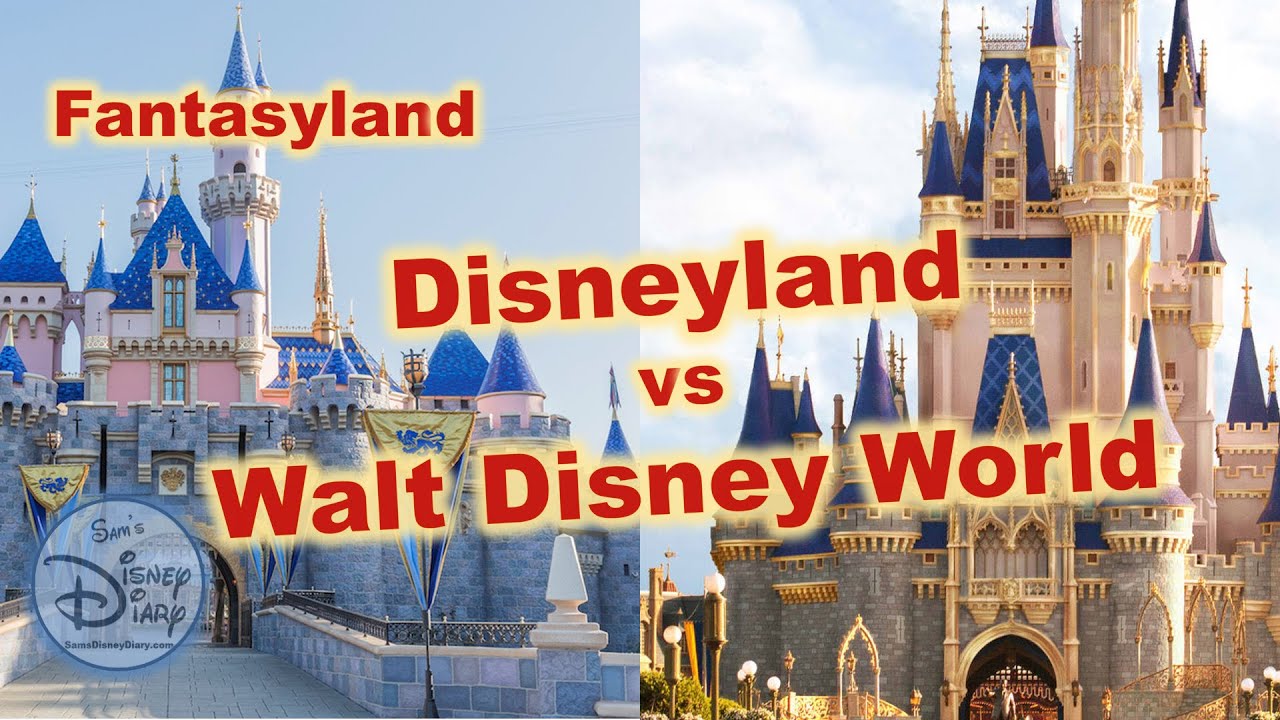 Disneyland Fantasyland | WDW Magic Kingdom Fantasyland | Disneyland vs Walt Disney World | Mr Toad
