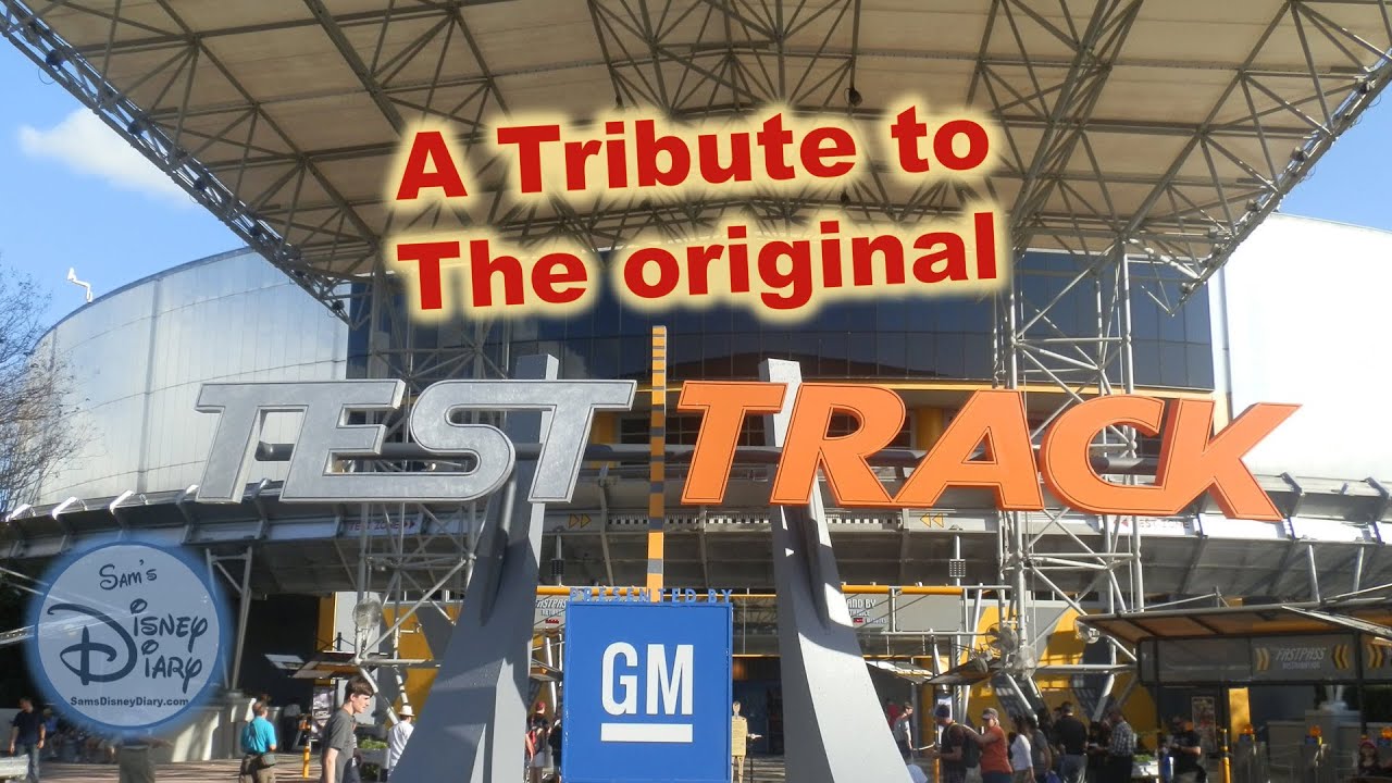 Walt Disney World Epcot Original Test Track Tribute