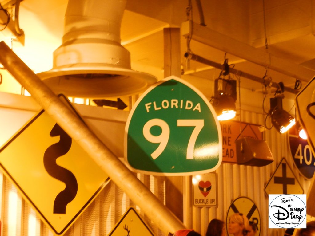 Florida 97 - Test Track Queue Florida 97 State Road Sign form the Test Track Queue
