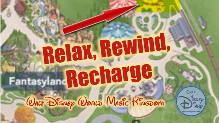 Secret Recharging Station in Story Book Circus |Walt Disney World | Magic Kingdom | Relax | Recharge