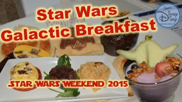 Star Wars Galactic Breakfast Star wars Weekend 2015