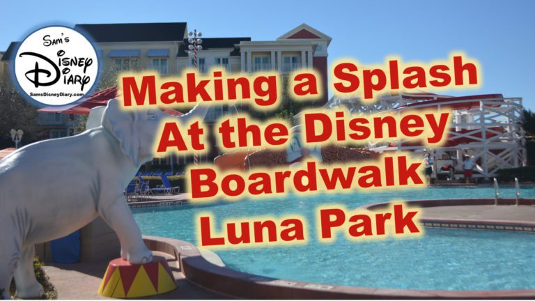 Walt Disney World Boardwalk | Luna Park Swimming Pool | Disney Boardwalk Resort | Disney Pools
