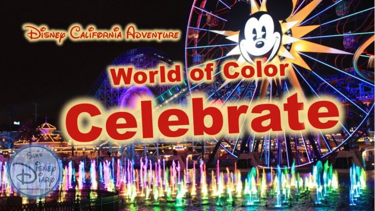 World of Color Celebrate Disneyland 60th Anniversary