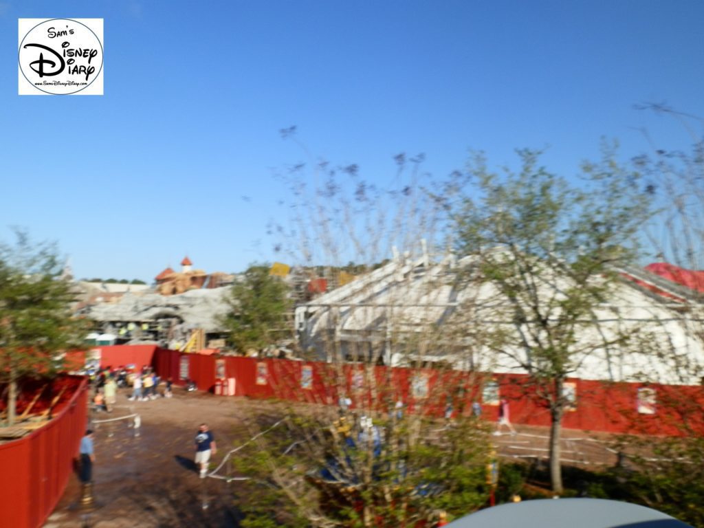 SamsDisneyDiary Episode #10 - New Fantasyland Phase #1- View from Dumbo February 2012