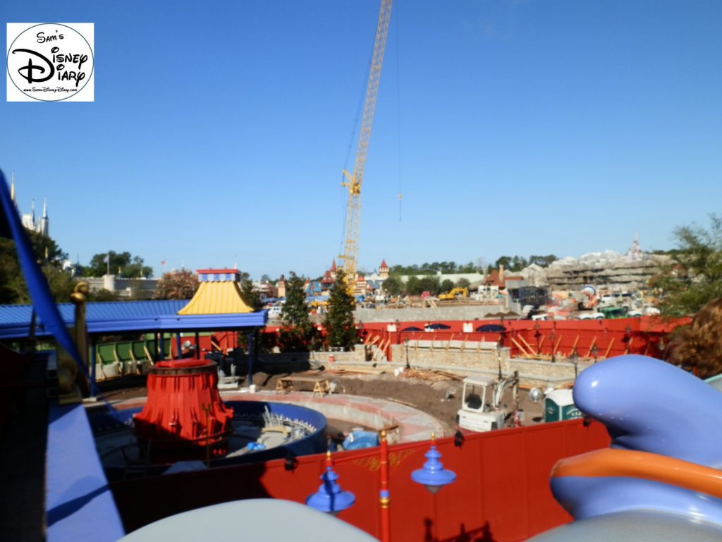 SamsDisneyDiary Episode #10 - New Fantasyland Phase #1- The View of the "Old Dumbo" that will be the "Second New Dumbo", follow?