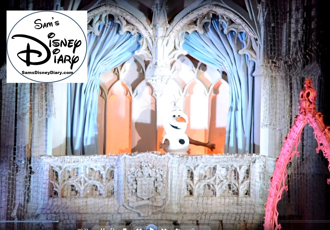 Sams Disney Diary #65 - Olaf During the 2015 Frozen Holiday Wish