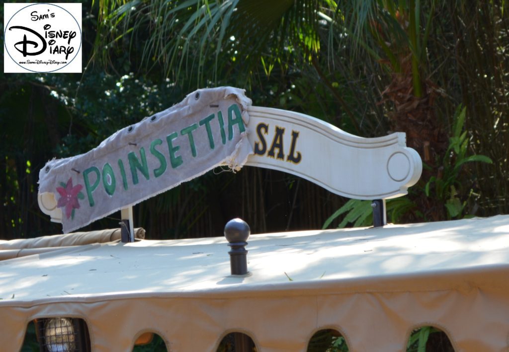 Sams Disney Diary Episode #66 - Each boat has a new name - Poinsettia Sal