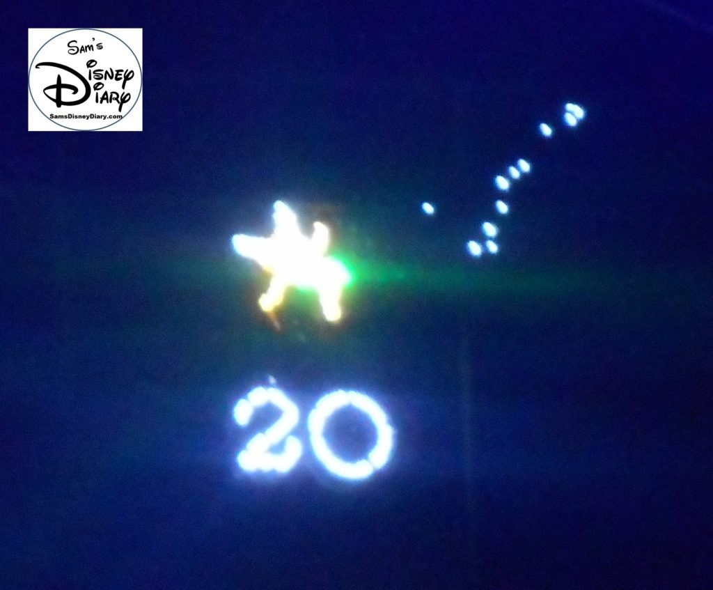 A hidden Tinker Bell calls out to 20 years of the lights. The Osborne Spectacle of Dancing Lights - Thanks for 20 years (1995-2015)