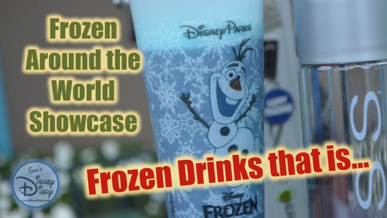 Frozen Around World Showcase, Frozen Drinks that is...