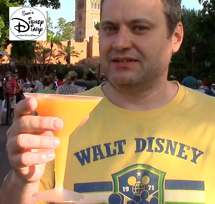 Sams Disney Diary Frozen Around World Showcase - France - The Grand Marnier Orange Slush