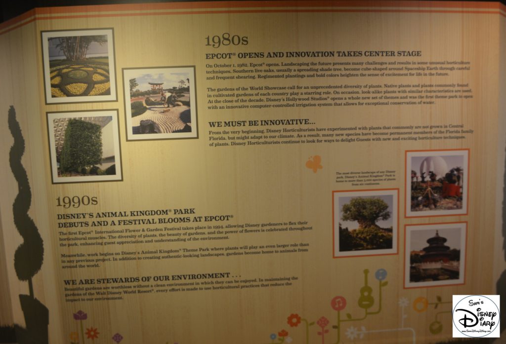 Epcot Flower and Garden Festival - Festival Center included the history of the festival