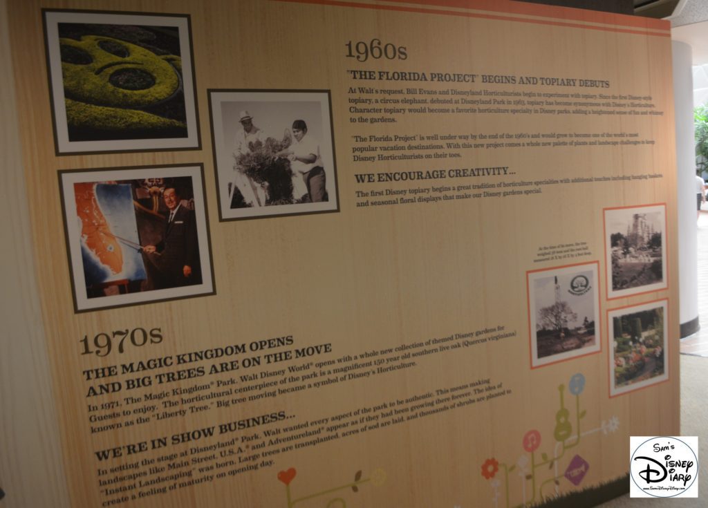 Epcot Flower and Garden Festival - Festival Center included the history of the festival