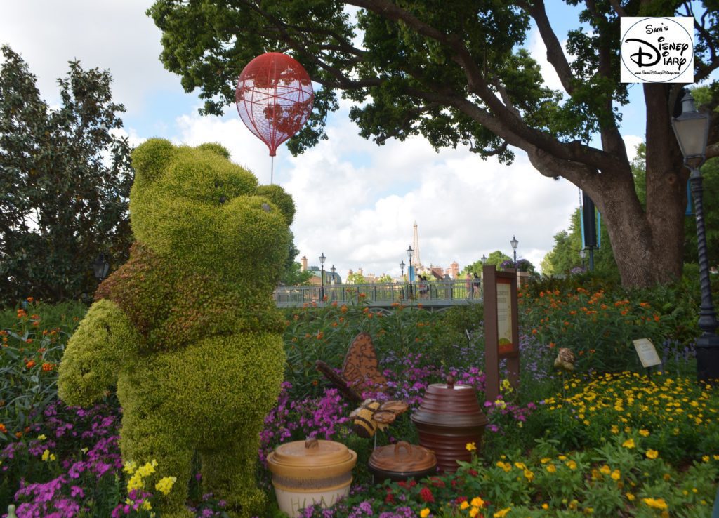 Epcot Flower and Garden Festival - Winnie the pooh and the tea garden in United Kingdom