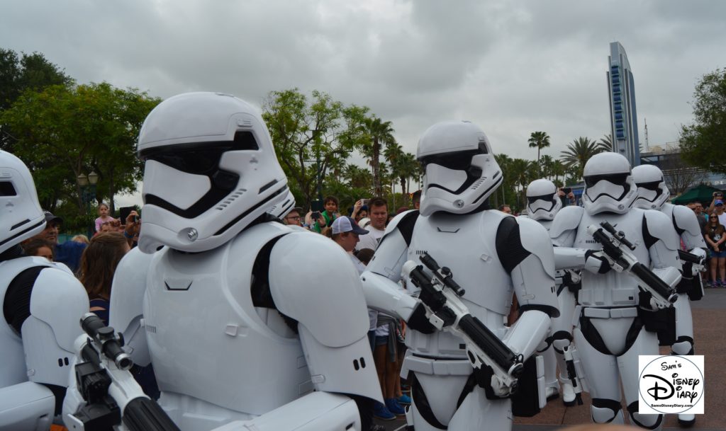 Star Wars Weekends 2016 - “First Order March” led by Captain Phasma
