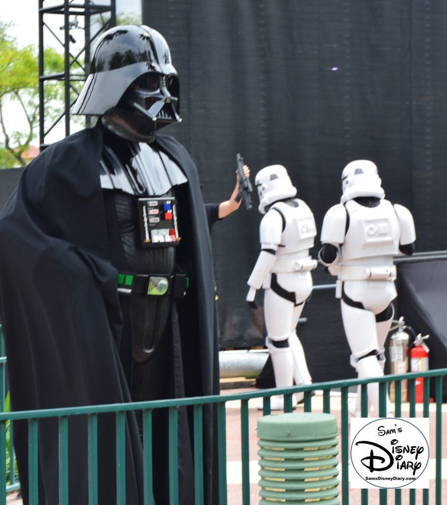 Star Wars Weekends 2016 - Vader Backstage prep for "A Galaxy Far, Far Away" stage show.