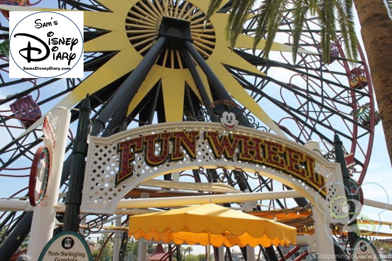 Mickey's Fun Wheel entrance at California Adventure Park