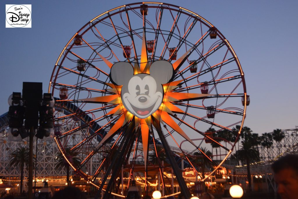 Mickey's Wonder Wheel sits ready for World of Color