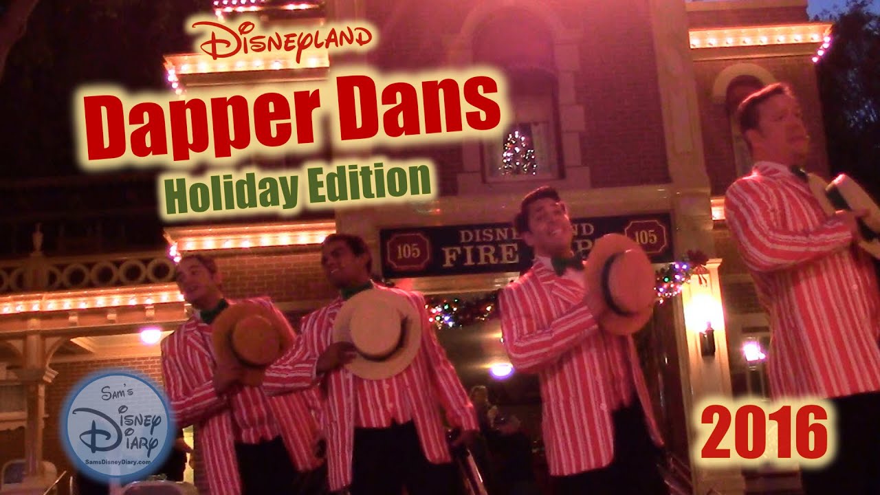 Disneyland Dapper Dans Holiday Edition