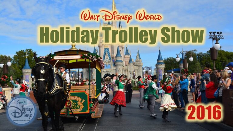 Walt Disney World | Christmas | Main Street USA | Holiday Trolley Show