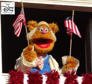 SamsDisneyDiary Episode #75 - The Muppets present Great Moments in American History. Fozzie Bear performs during Great Moments in American History