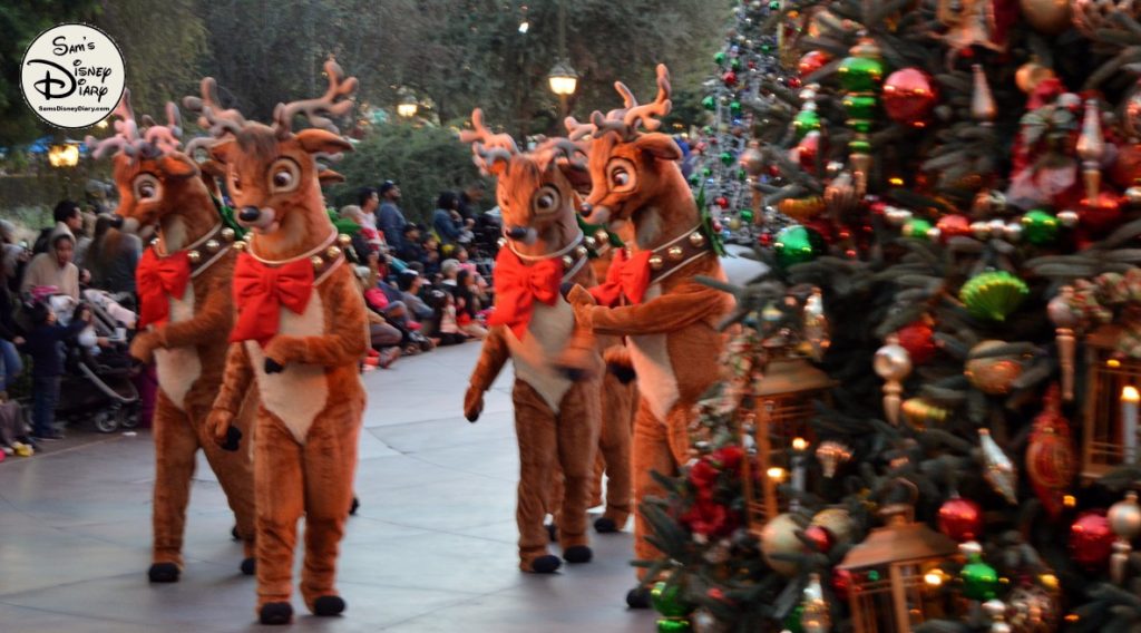 SamsDisneyDiary 82: Disneyland Christmas Fantasy Parade - Reindeer