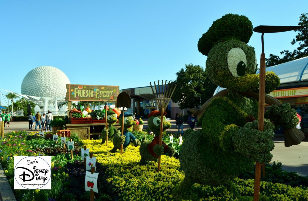The 2017 Epcot International Flower and Garden Festival - Epcot Fresh featuring Donald and his nephews