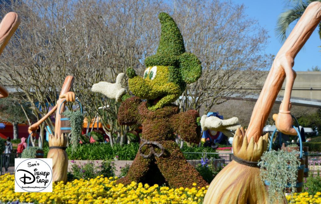 The 2017 Epcot International Flower and Garden Festival - Fantasia, between Imagination and The Land