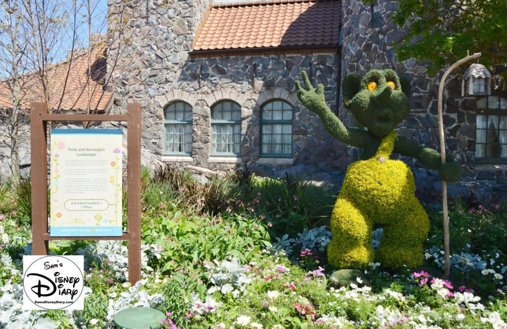 The 2017 Epcot International Flower and Garden Festival - A troll near norway