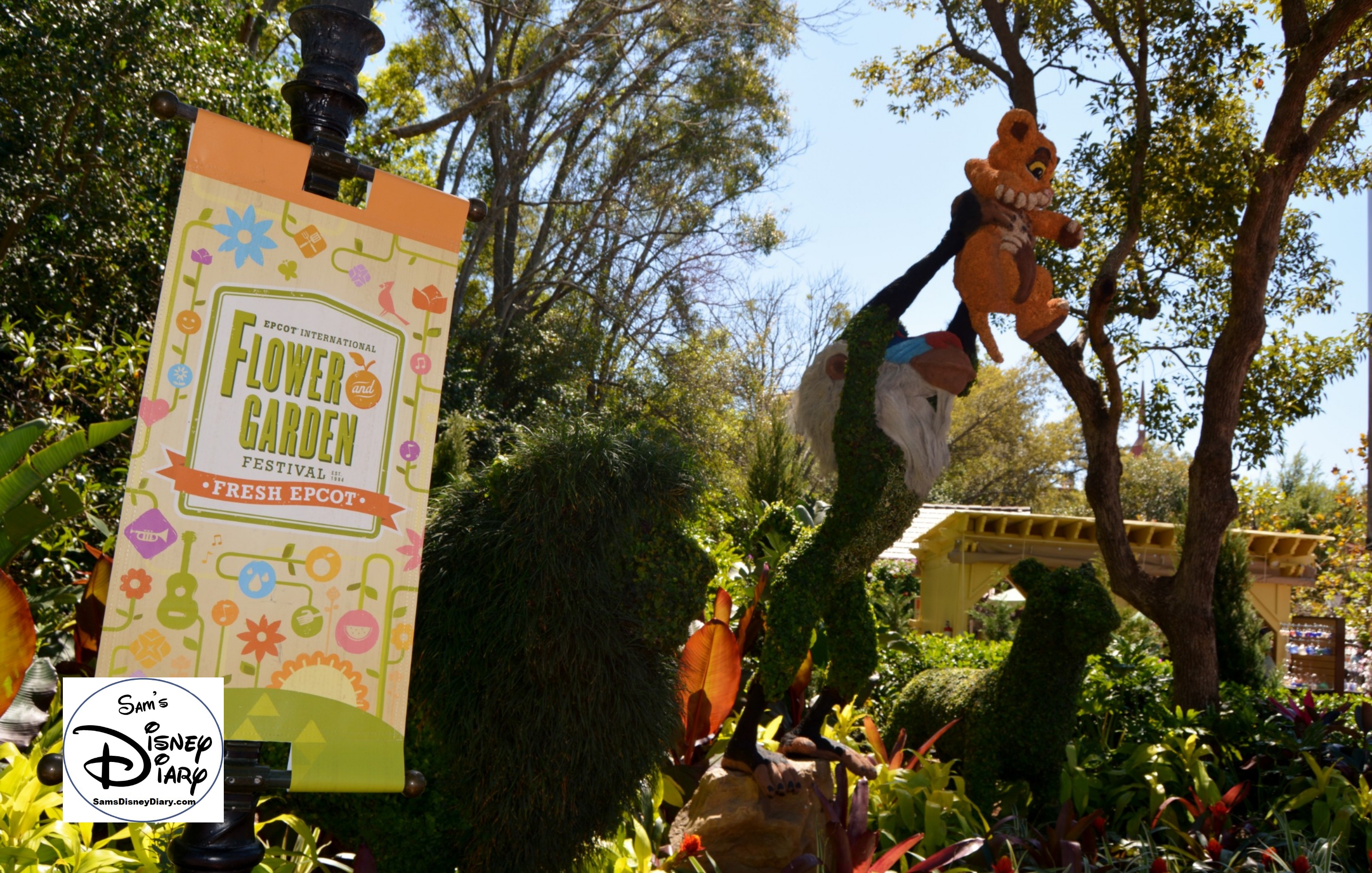 The 2017 Epcot International Flower and Garden Festival - Simba - Near the African Outpost