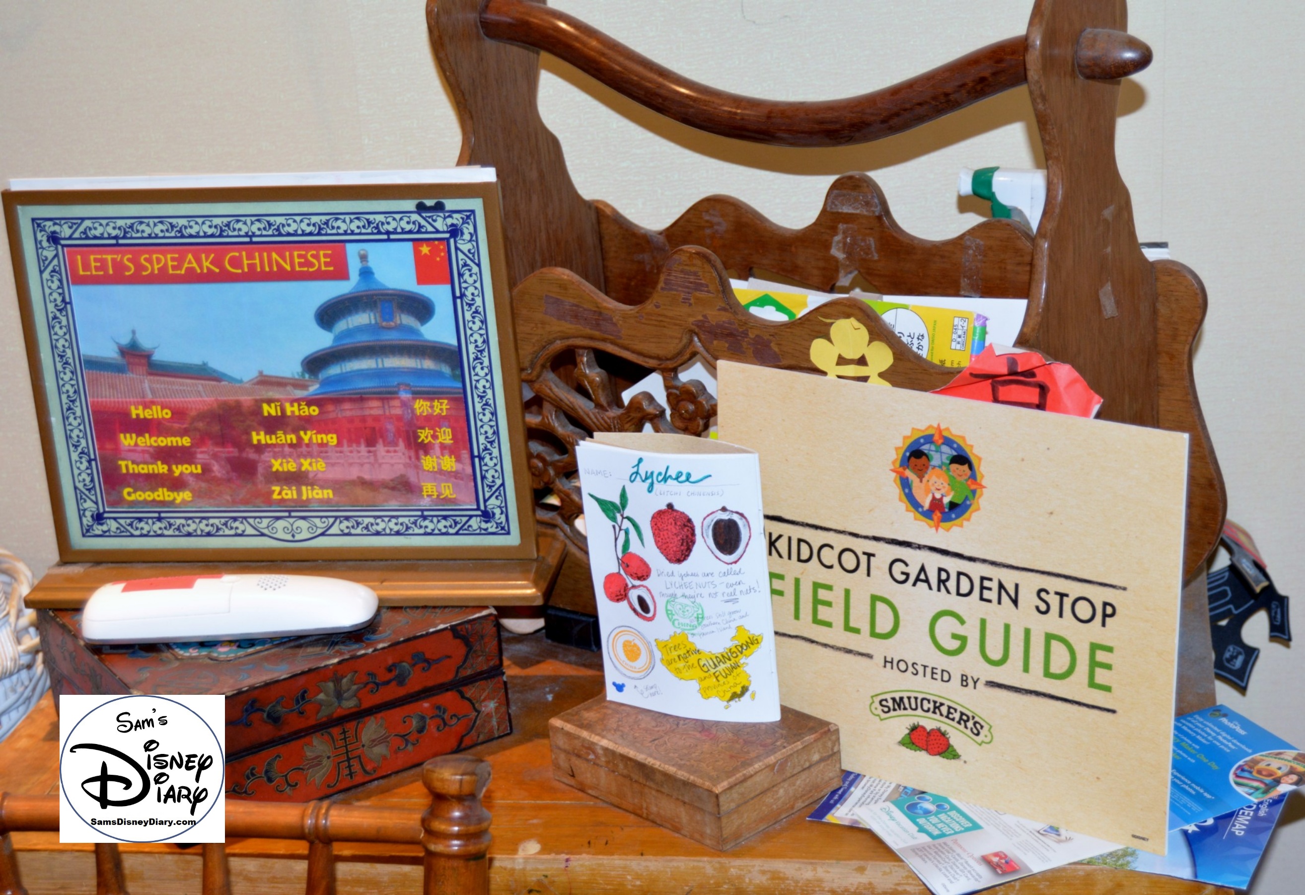 The 2017 Epcot International Flower and Garden Festival - Kidcot fun stops, rethemed as the KidCot Garden Stops, pick up your field guide.