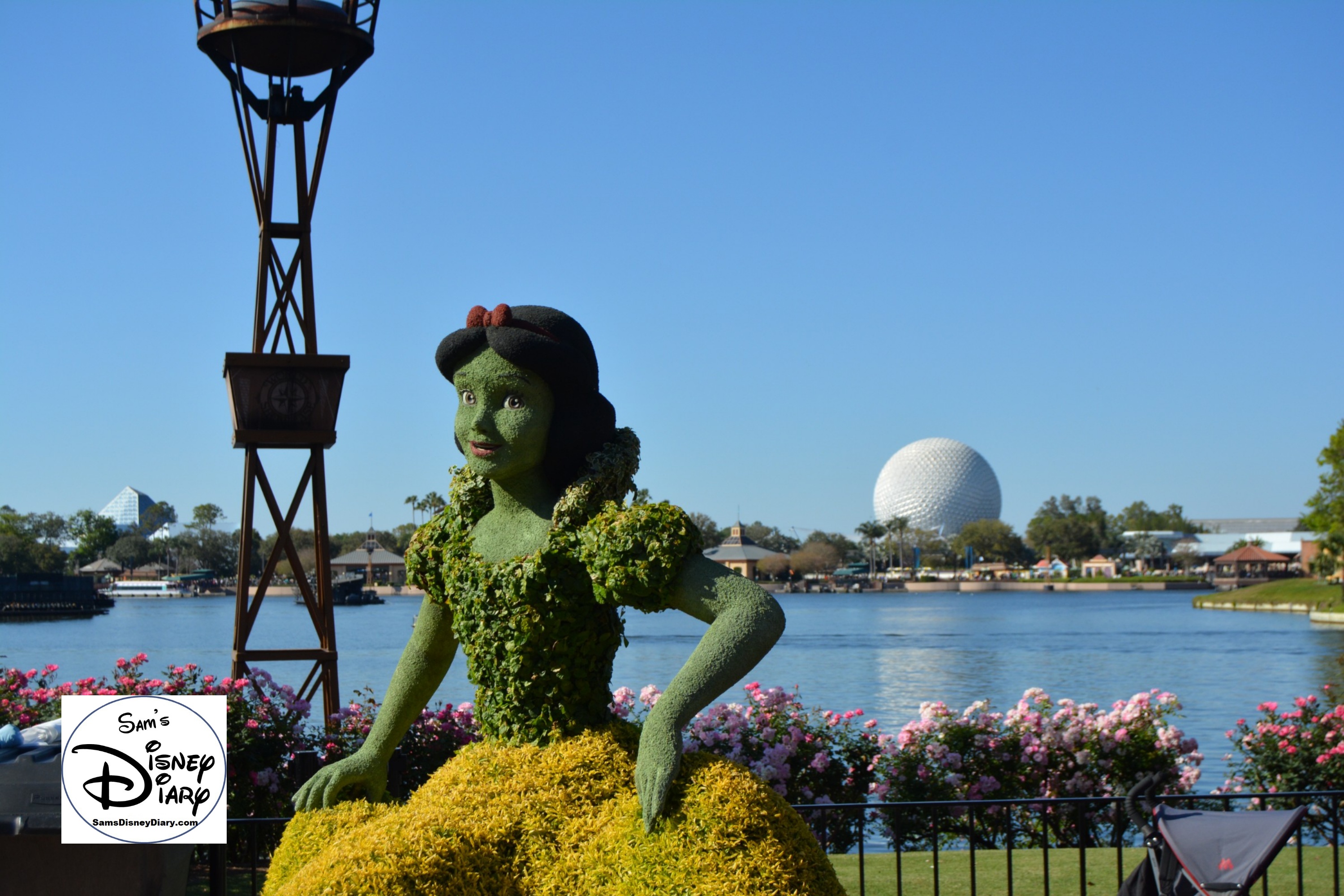The 2017 Epcot International Flower and Garden Festival - Kidcot fun stops, Snow white back again