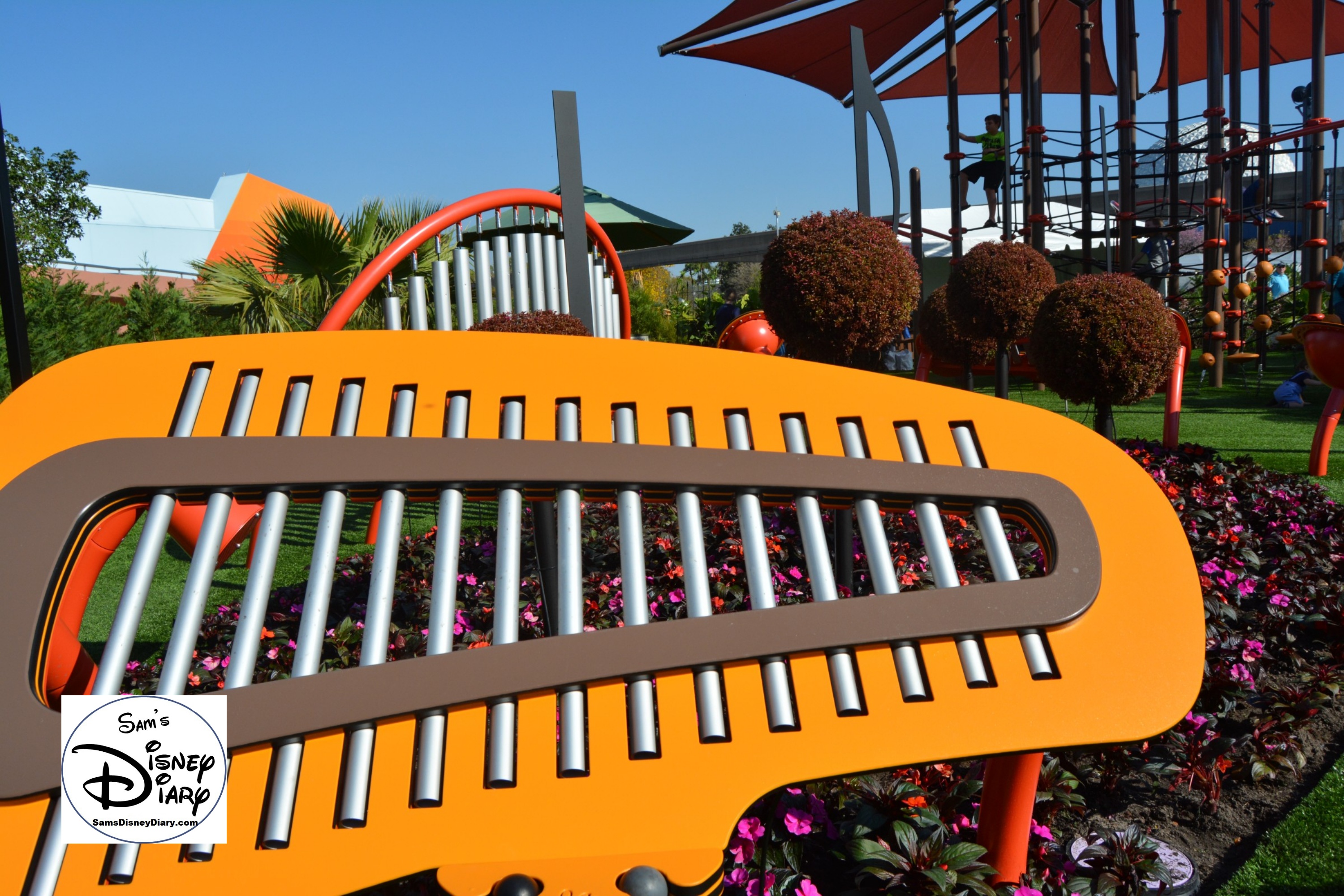 The 2017 Epcot International Flower and Garden Festival - One of many Kids activities - The Musical Garden