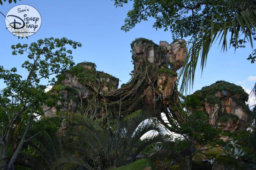Another view of the floating mountain.