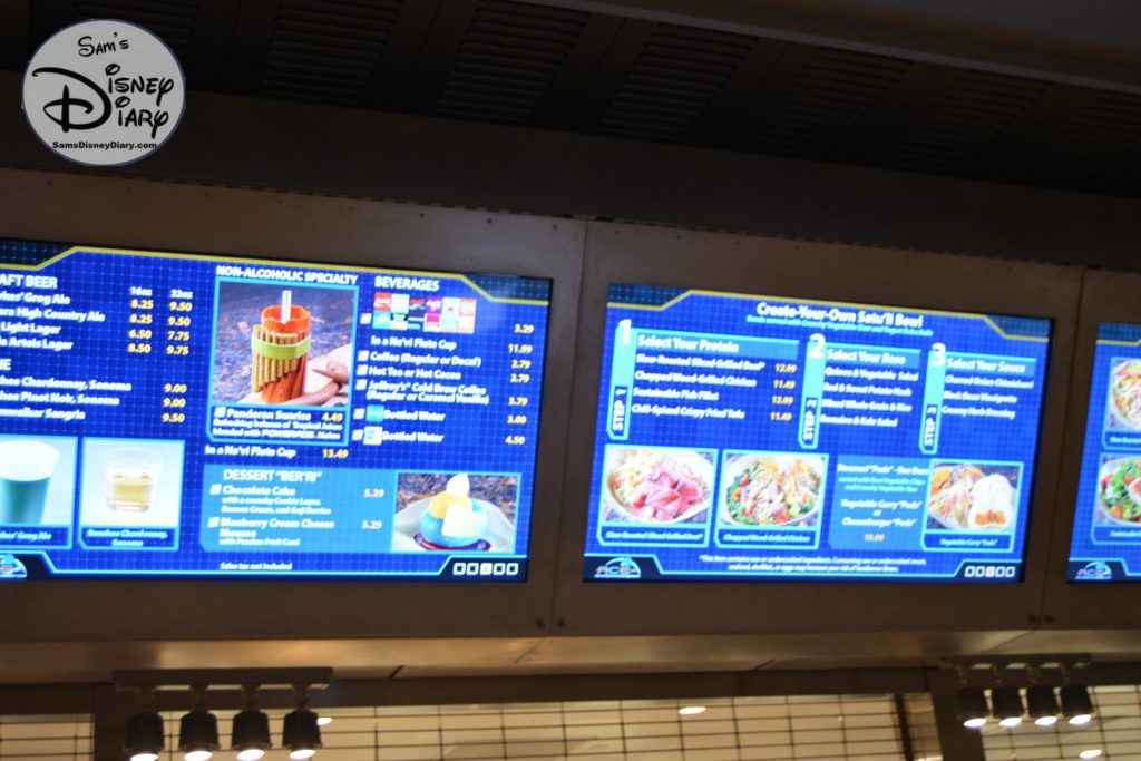 A quick look at the The Satu'li Canteen menu