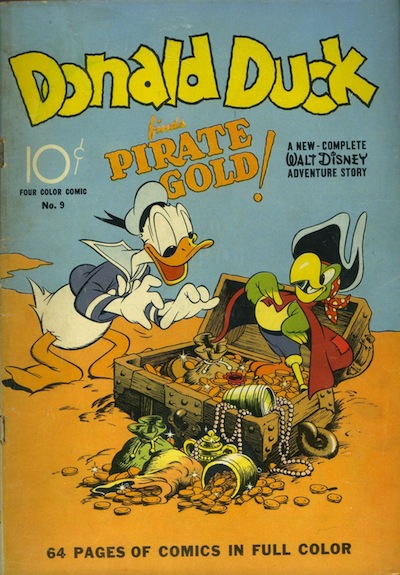 The Cover of Donald Duck finds Pirate Gold - Still available in reprinted form