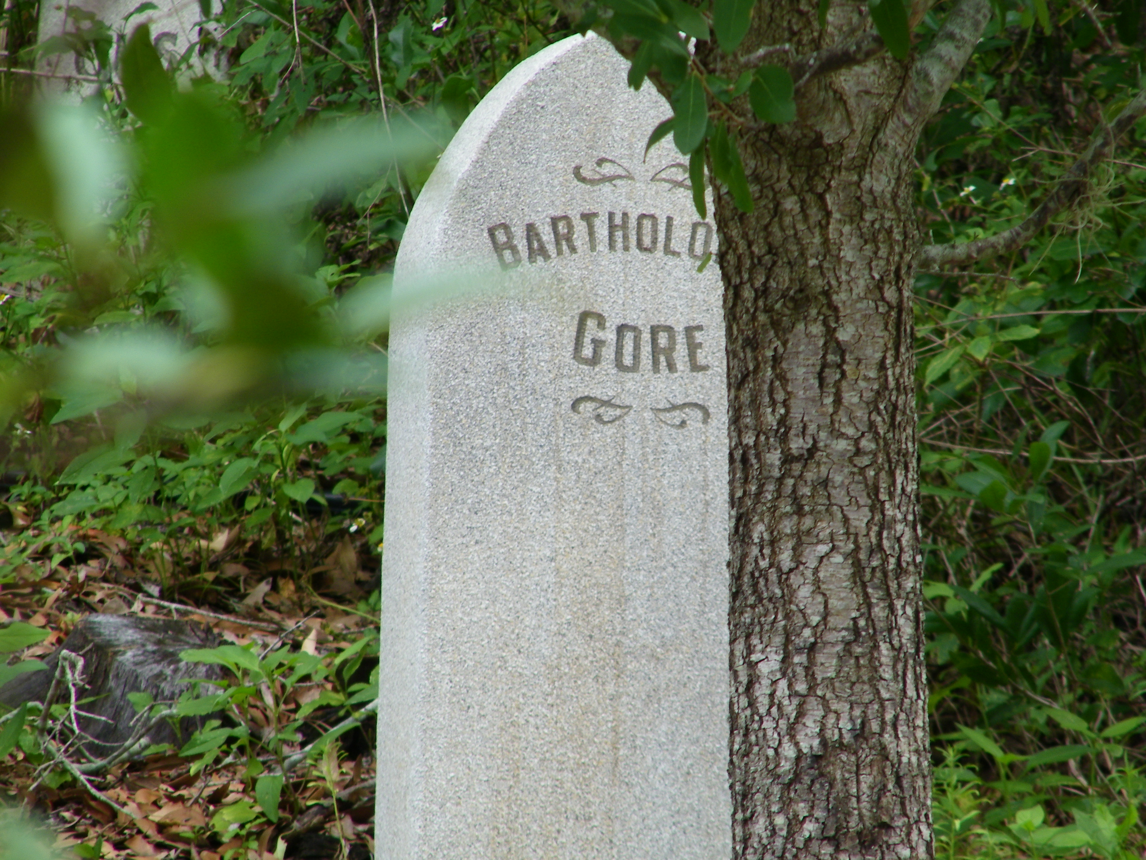 The Tomb of Bartholomew Gore as seen at Walt Disney Worlds Haunted Mansion. From early concept of a Pirate in the Mansion