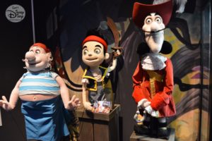 Captain Hook, Smee and Jake from Disney Jr live on stage
