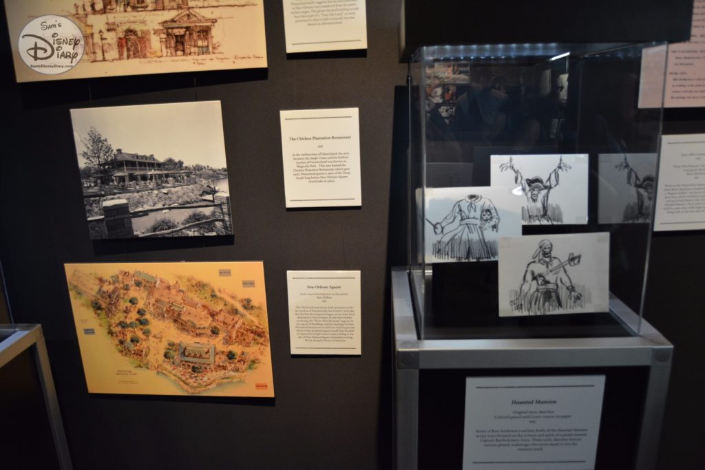 Early Maps of New Orleans Square and Ken Anderson Pirate Drawings for the Haunted Mansion. The pirates never made it to the mansion - Or did they?