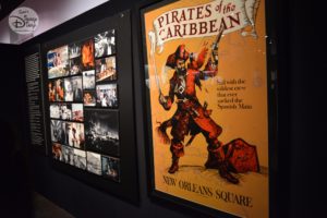 Concept models show the history of Pirates of the Caribbean. From Wax figure walk through to the attraction we know today