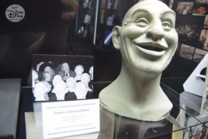 A Pirate animated figure head, sculptured by Blaine Gibson in 1966