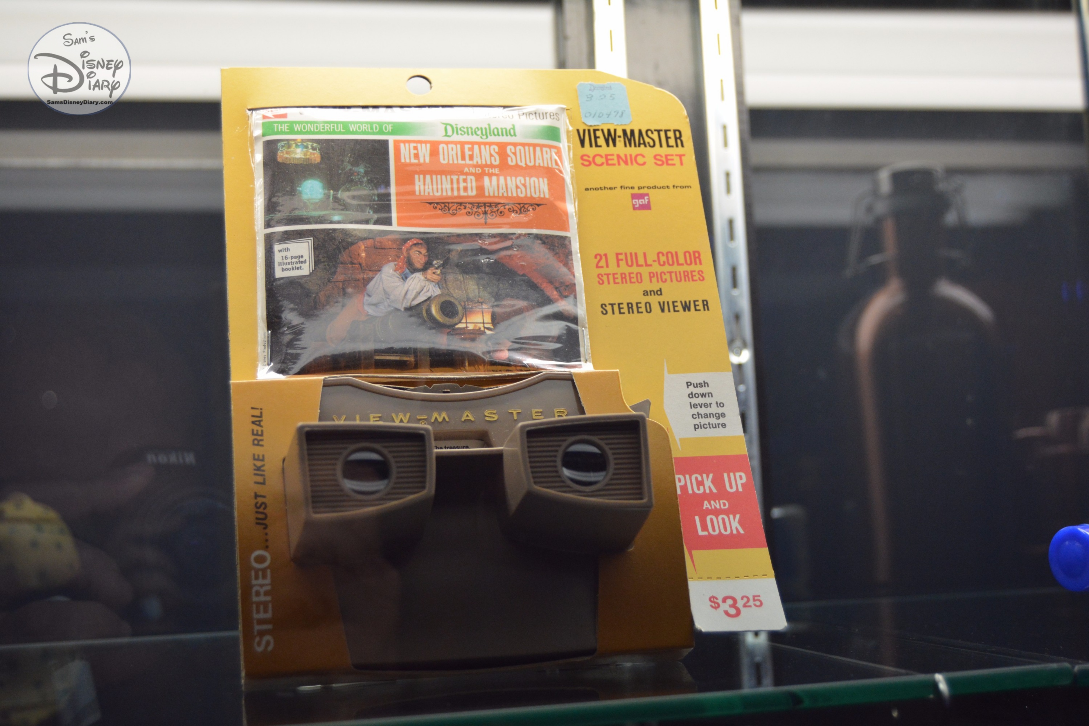 An original View-Master featuring New Orleans Square and Haunted Mansion. Part of the Archives.